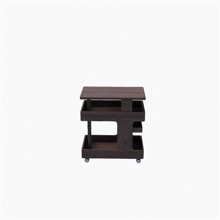 Multi-Compartment Serving Cart