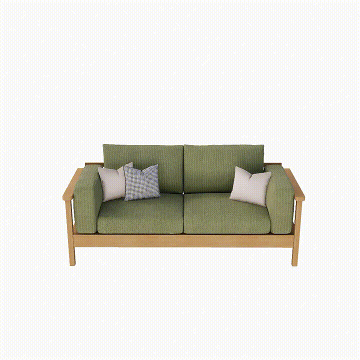 Customizable Arm-Pillow Sofa