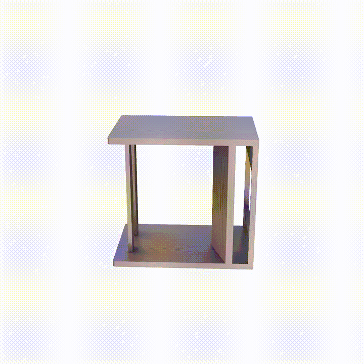 Storage C-Frame Table & Stool