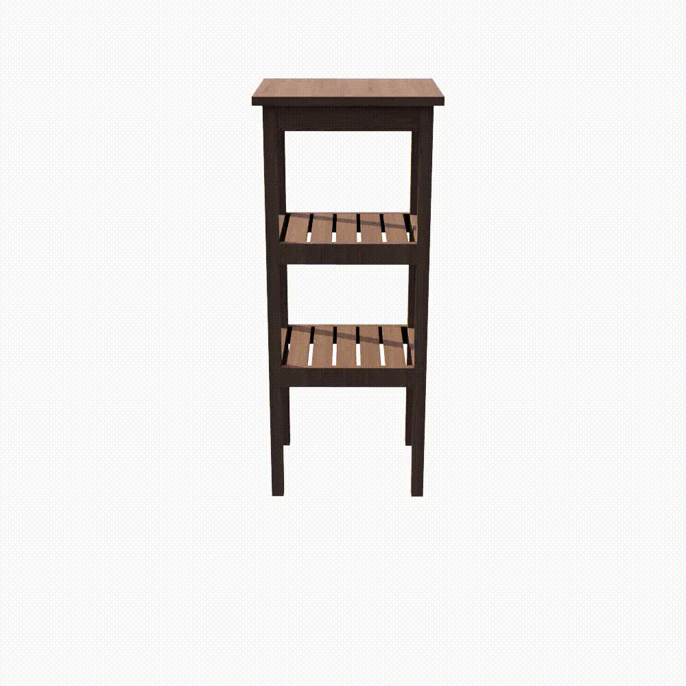 Three-Tier Corner Storage Rack
