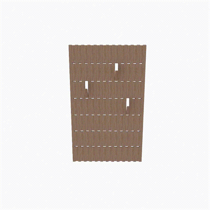 Three-Piece Wall Rack Set