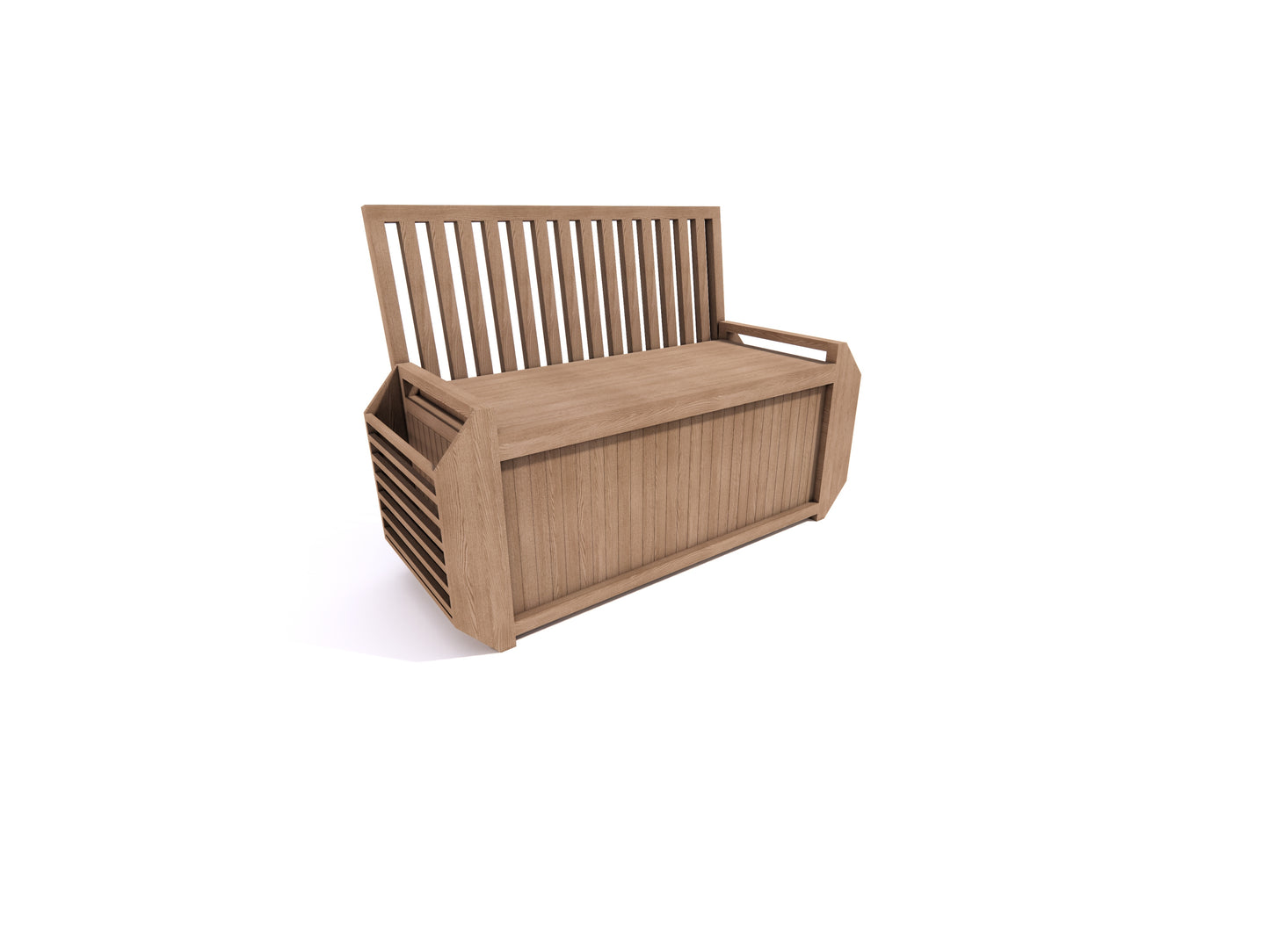 Backrest Storage Bench