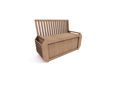Backrest Storage Bench