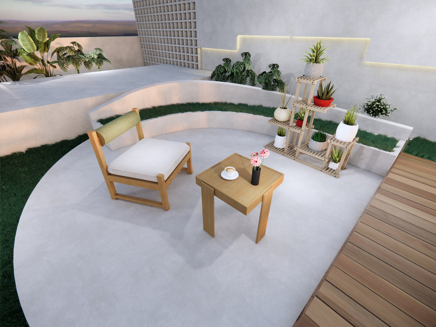 Modular Low-Seat Sofa
