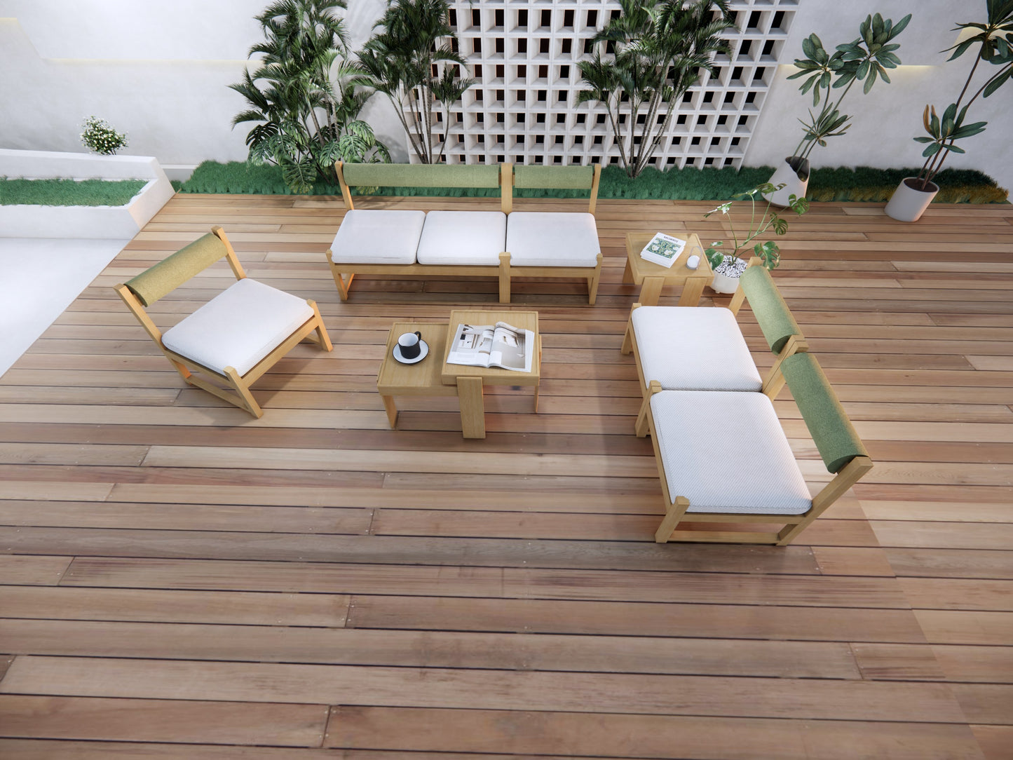 Modular Low-Seat Sofa