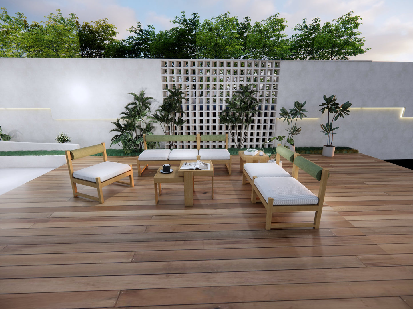 Modular Low-Seat Sofa