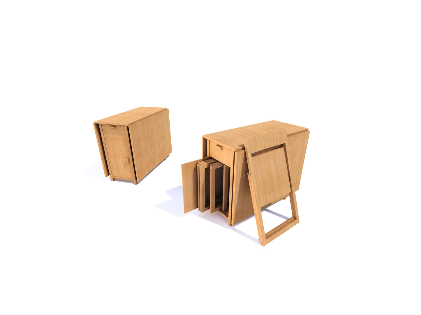 Foldable Space-Saving Table & Chair Set