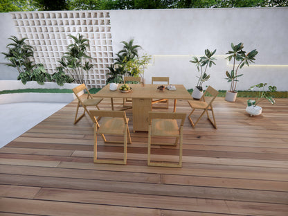 Foldable Space-Saving Table & Chair Set