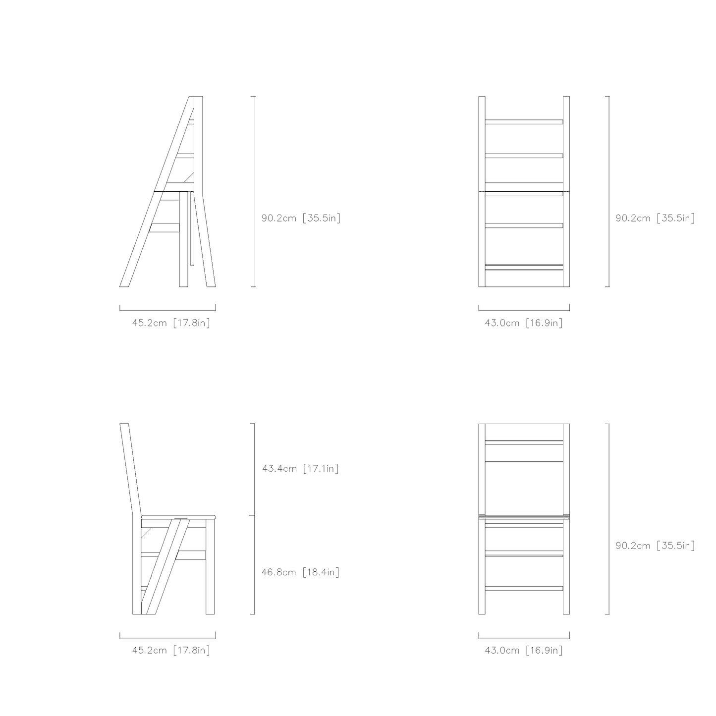 Convertible Chair-Ladder