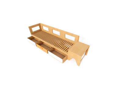 Modular Storage Sofa Lounger