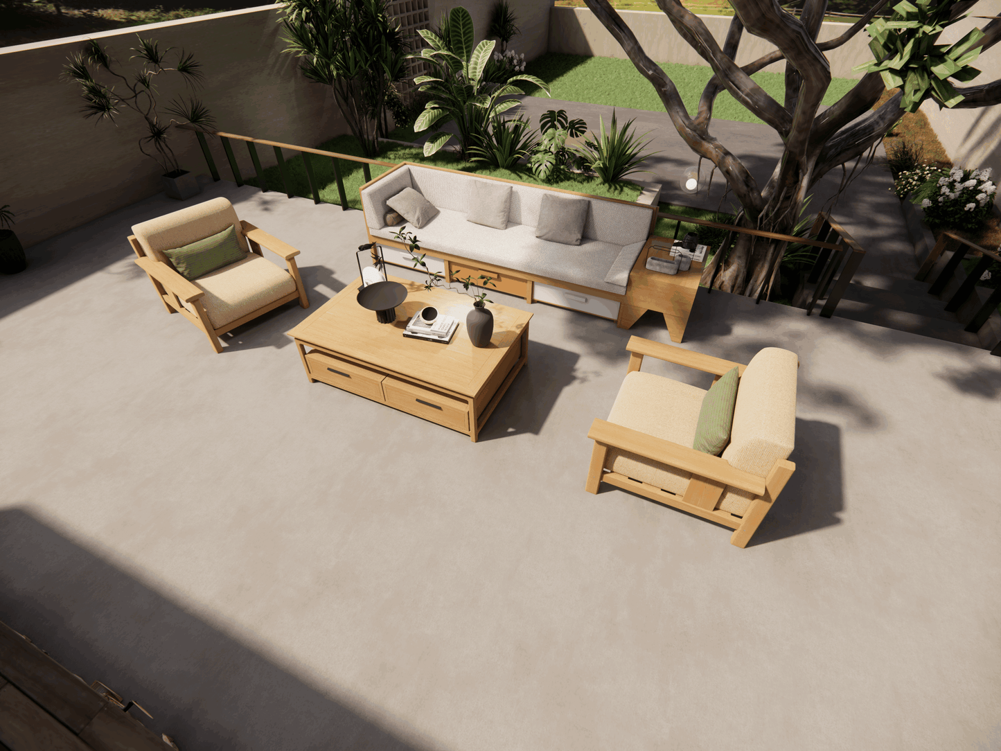Modular Storage Sofa Lounger