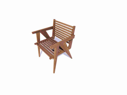 Wide-Seat Dining & Lounge Chair
