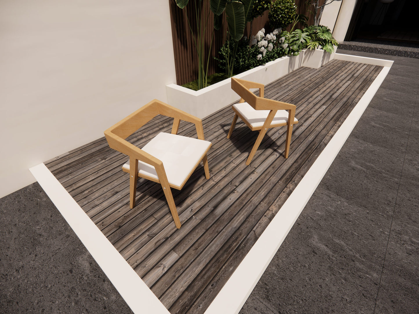 Seamless One-Piece Chair