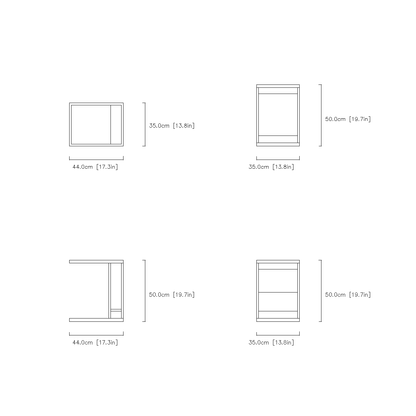 C-Frame Storage Side Table