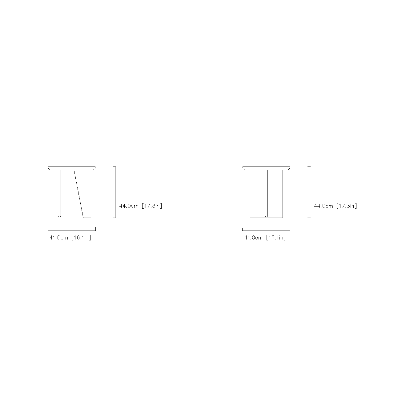 Asymmetric-Leg Coffee Table
