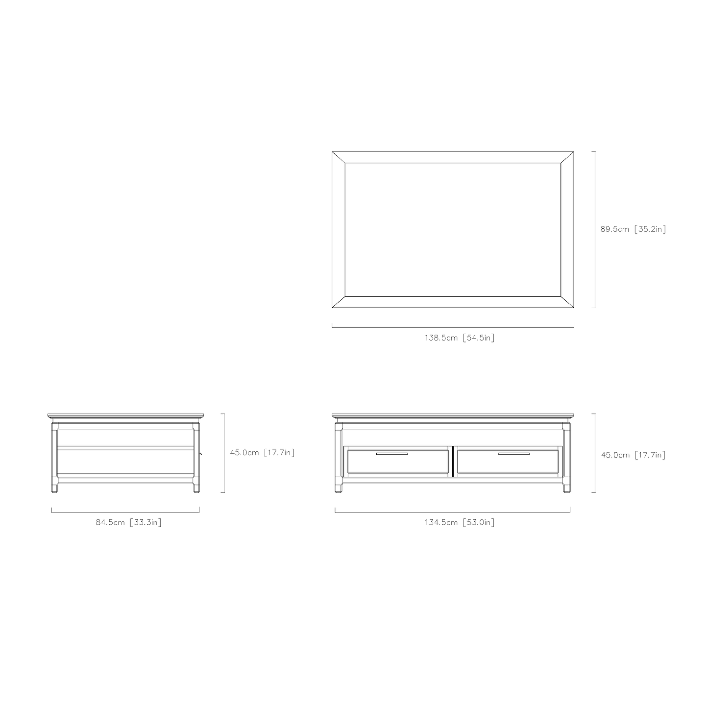 Rectangular Storage Coffee Table