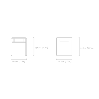 C-Shaped Dual-Purpose Stool