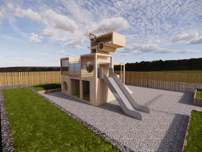 Giraffe-Themed Playhouse