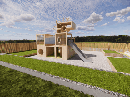Giraffe-Themed Playhouse