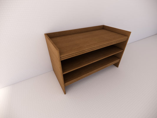 Raised-Edge Entry Bench
