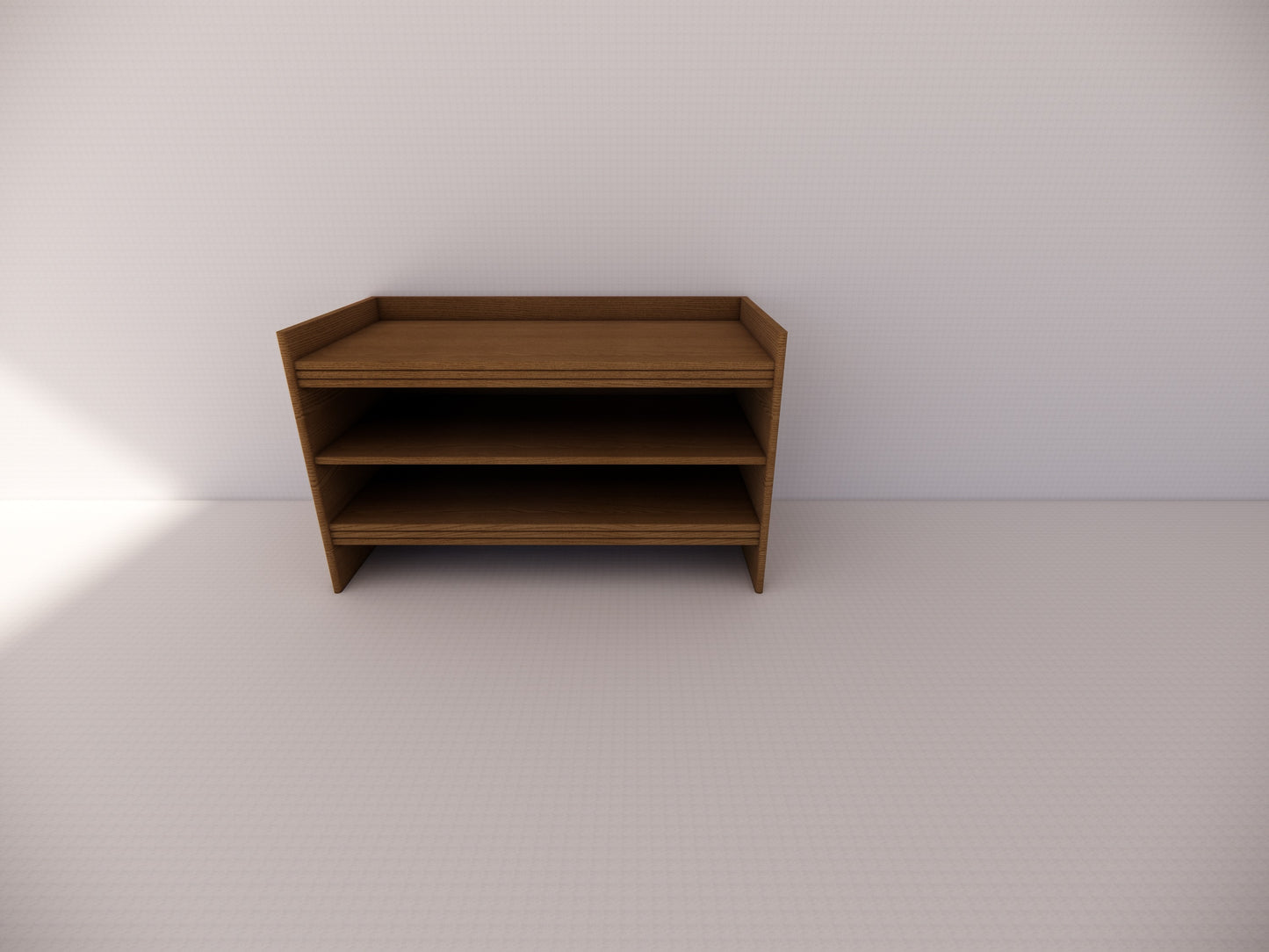 Raised-Edge Entry Bench