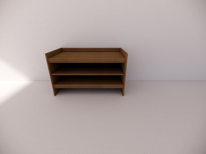 Raised-Edge Entry Bench