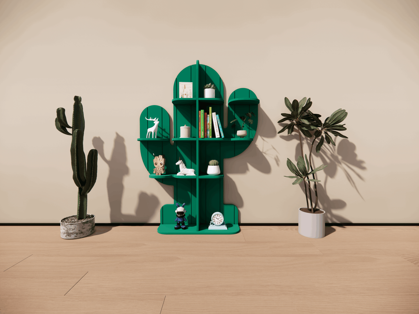 Cactus-Shape Storage Rack