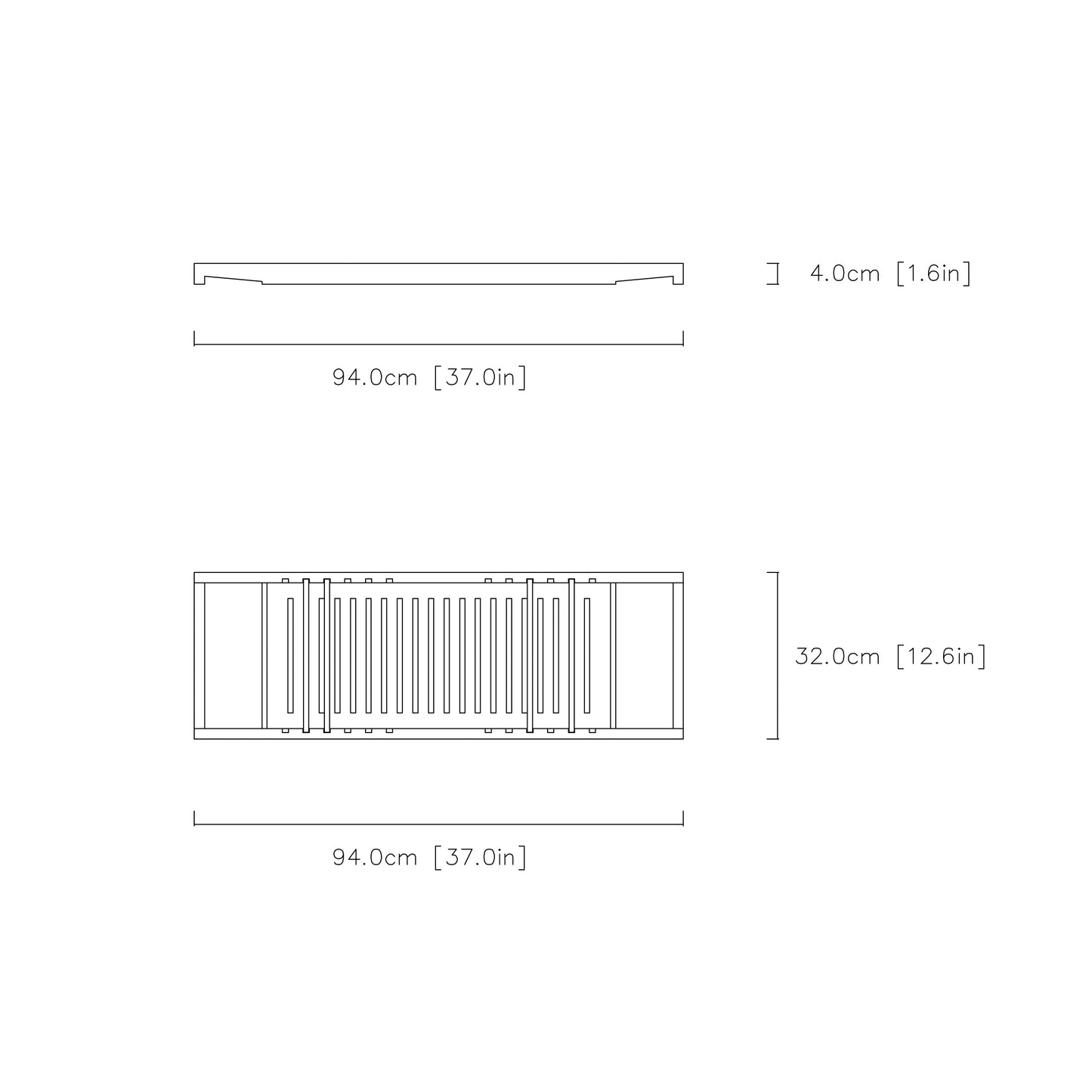 Adjustable Slot Utility Tray