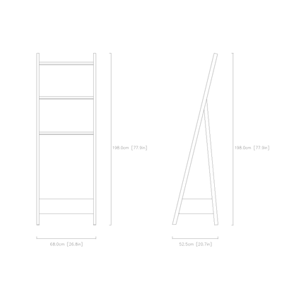 Bottom-Storage Towel Rack
