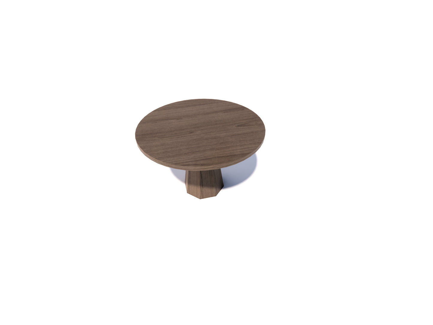 Octagon-Leg Round Table