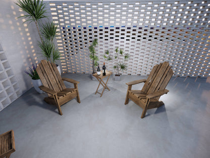 Portable Flanged Folding Table