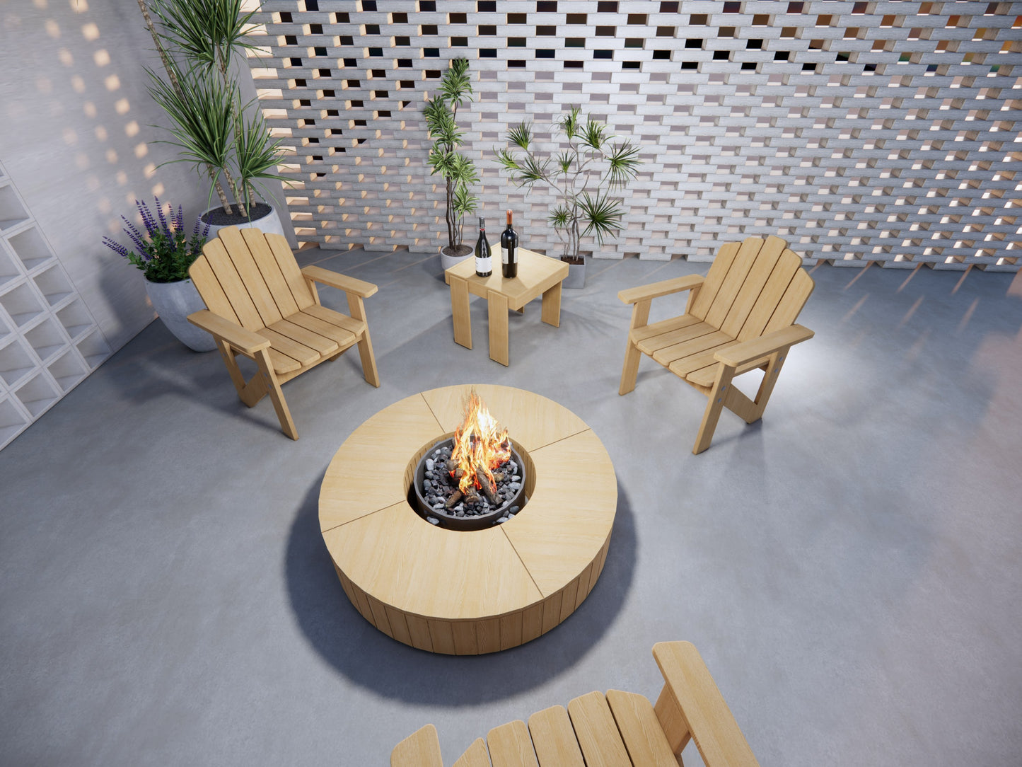 Firepit Coffee Table