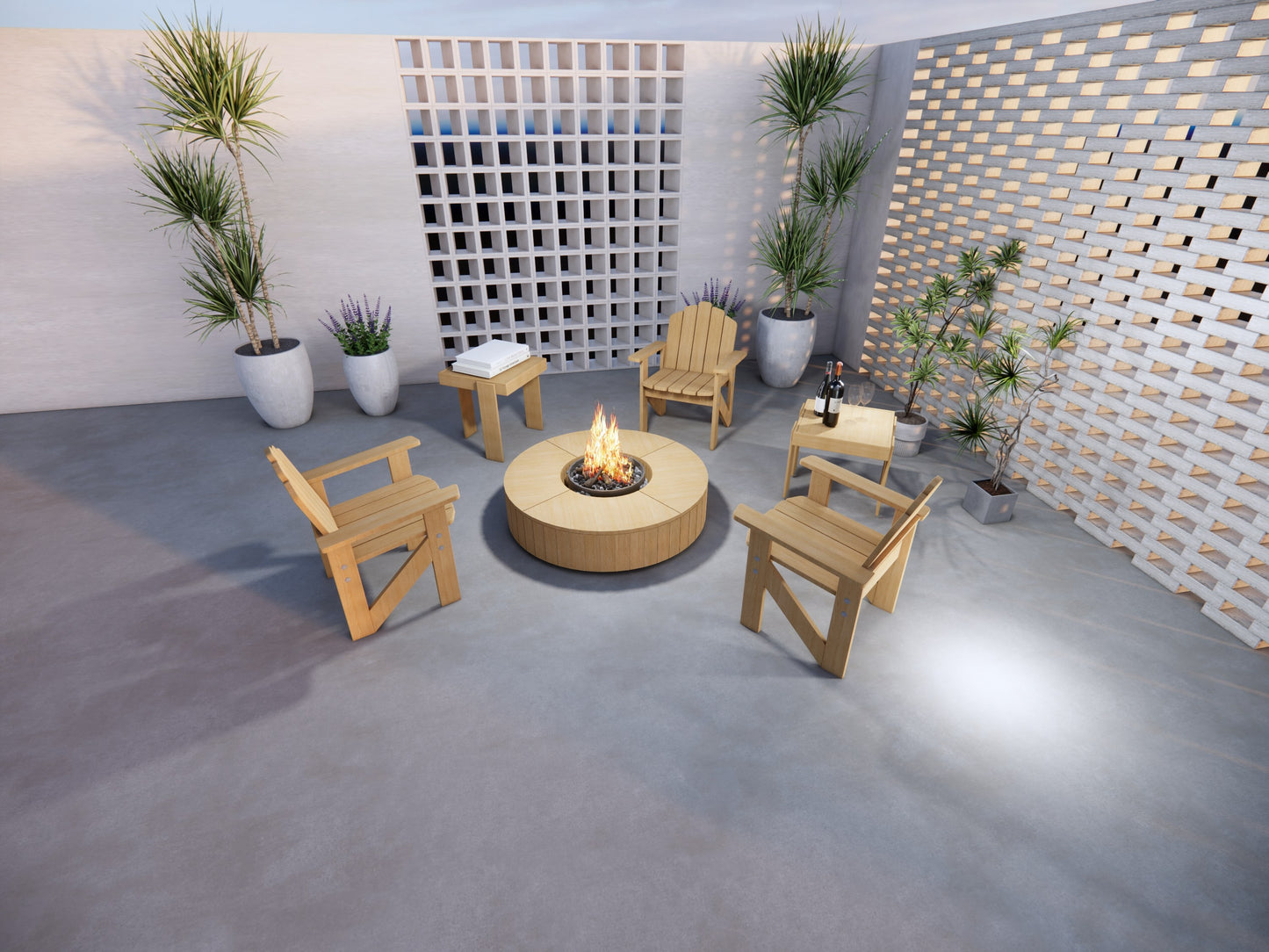 Firepit Coffee Table