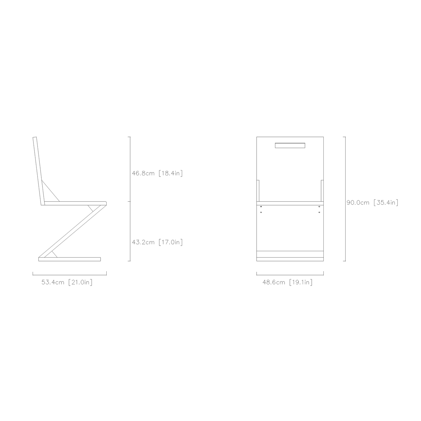 Floating Minimalist Lounge Chair