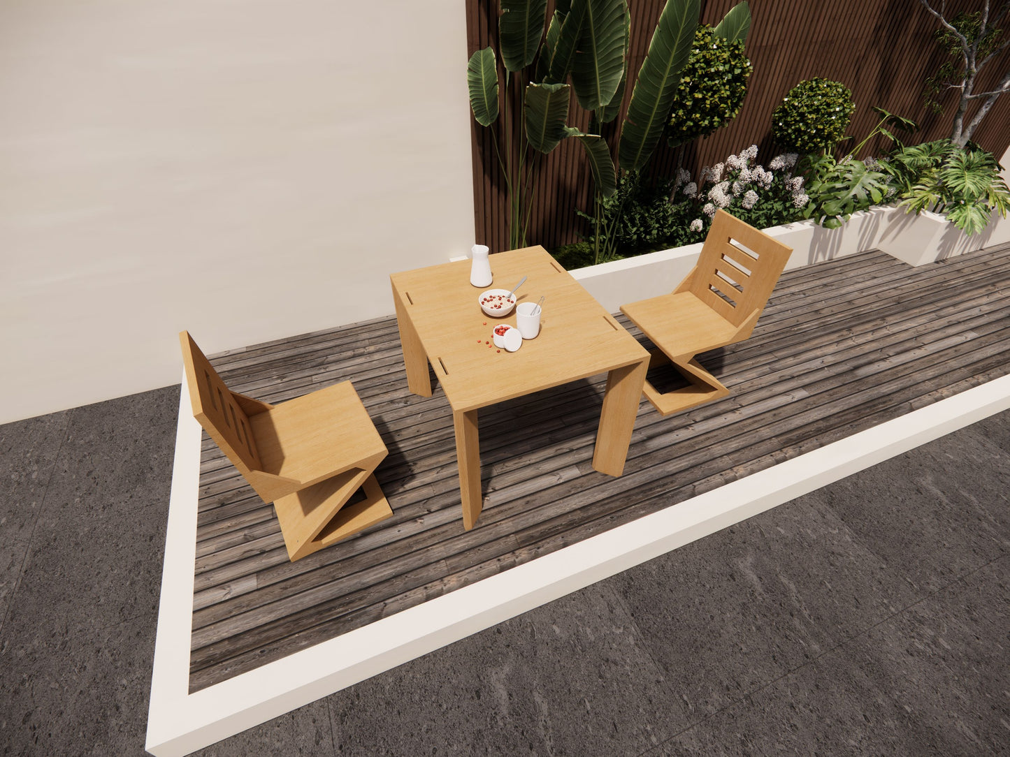 Floating Minimalist Lounge Chair