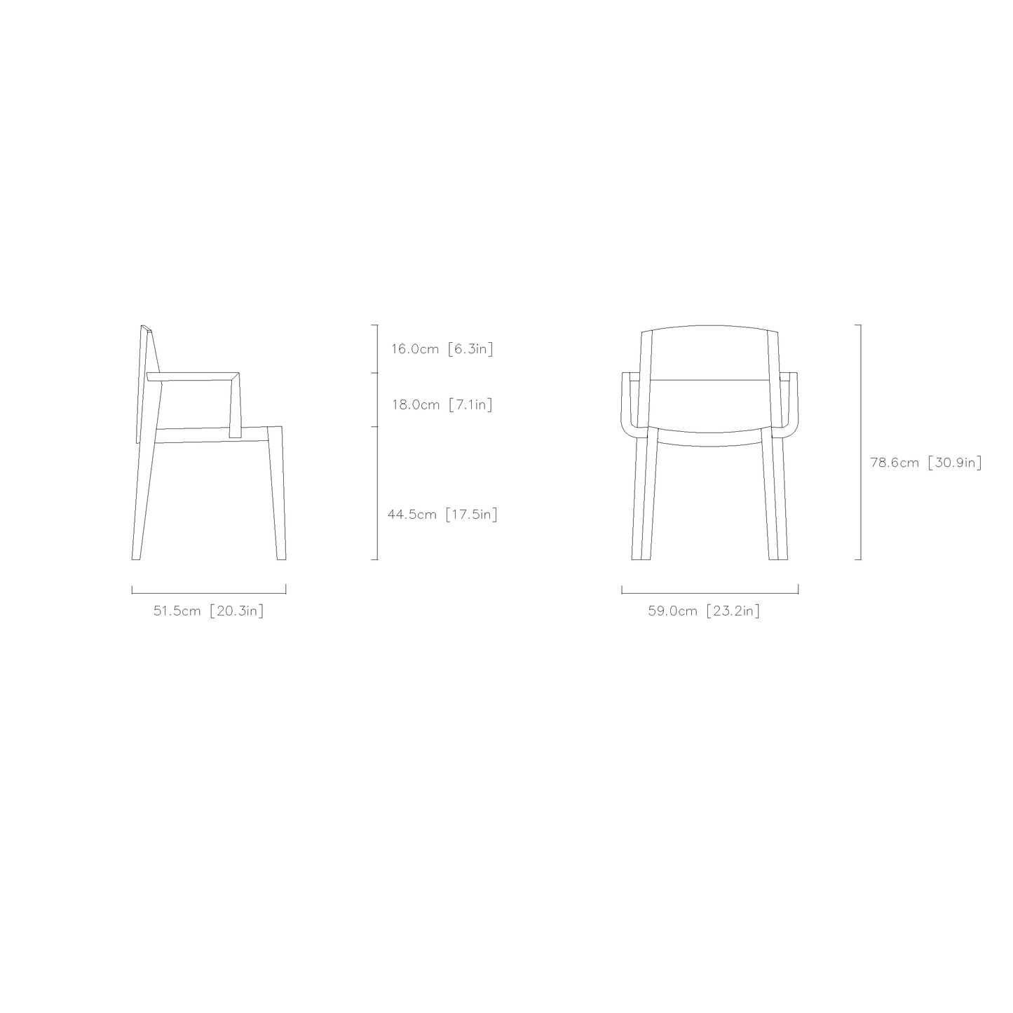 Open-Arm Comfort Chair