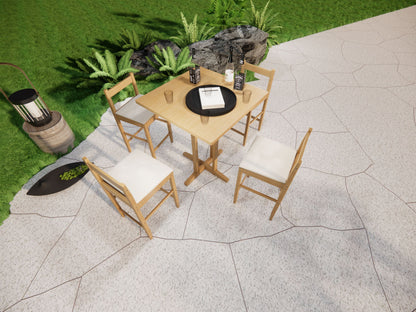 Heavy-duty square bar table