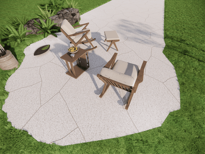 Storage C-Frame Table & Stool