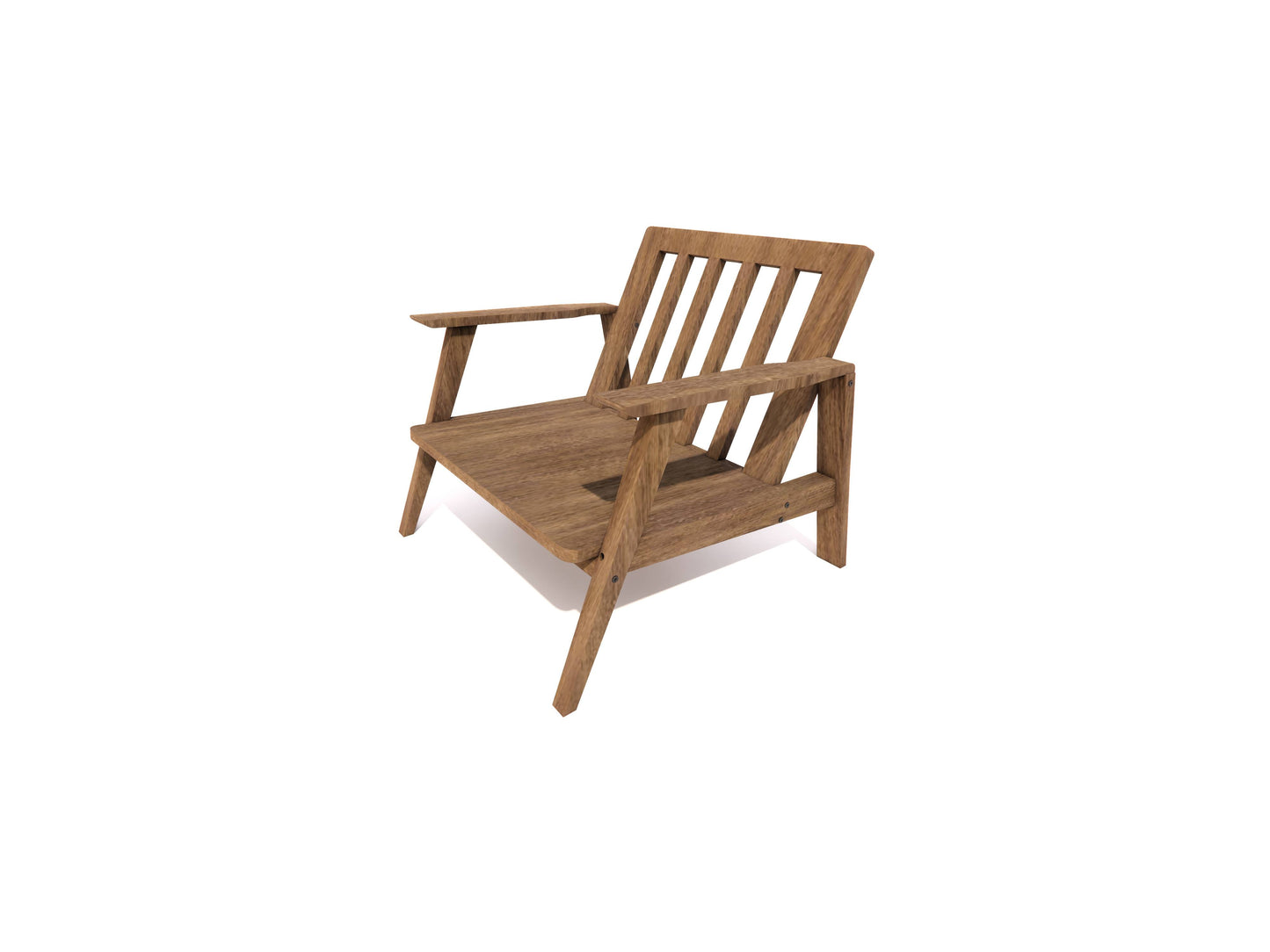 Wide-Seat Leisure Chair