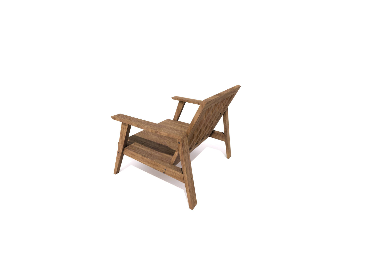 Wide-Seat Leisure Chair