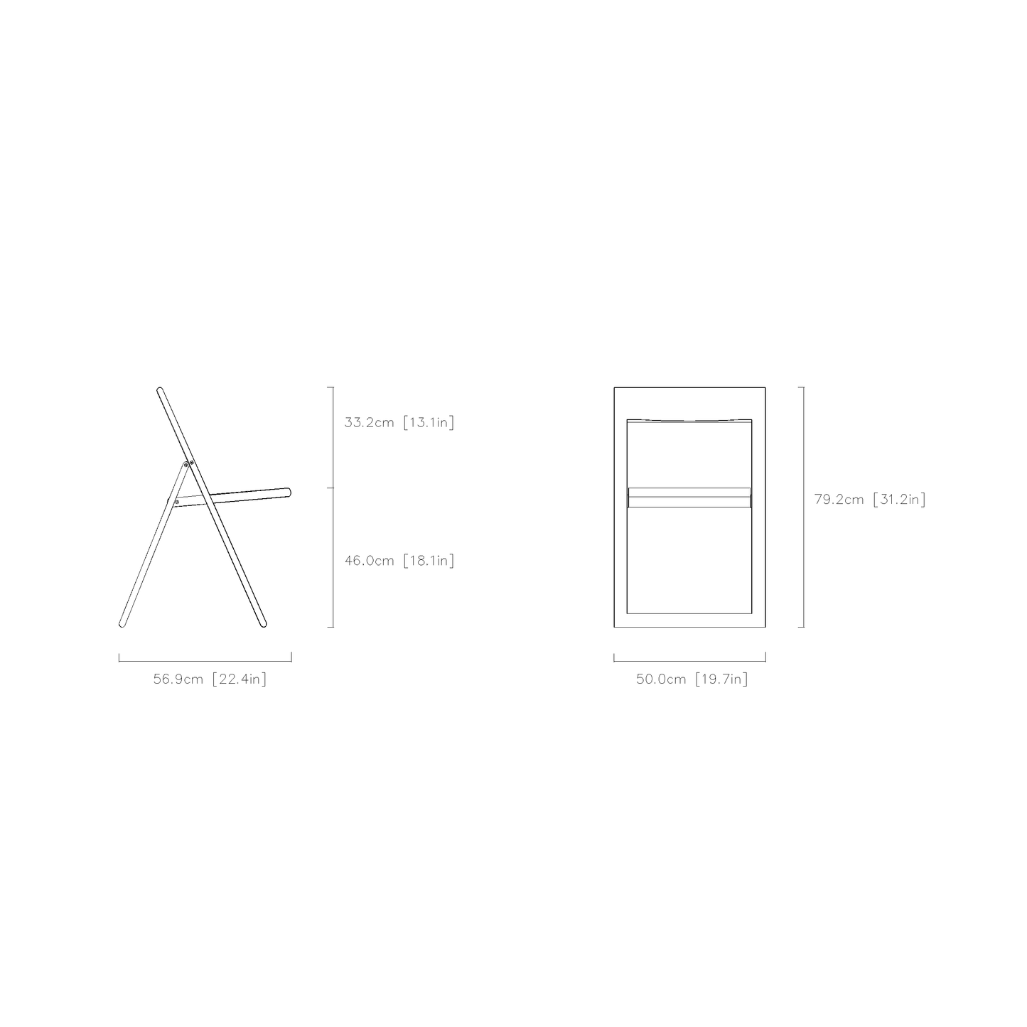 Foldable Space-Saving Table & Chair Set