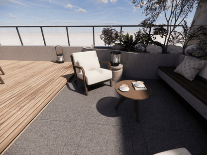 Compact Round Coffee Table