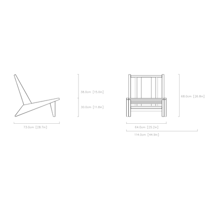 Modular Armless Sofa Chair