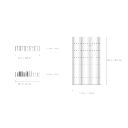 Three-Piece Wall Rack Set