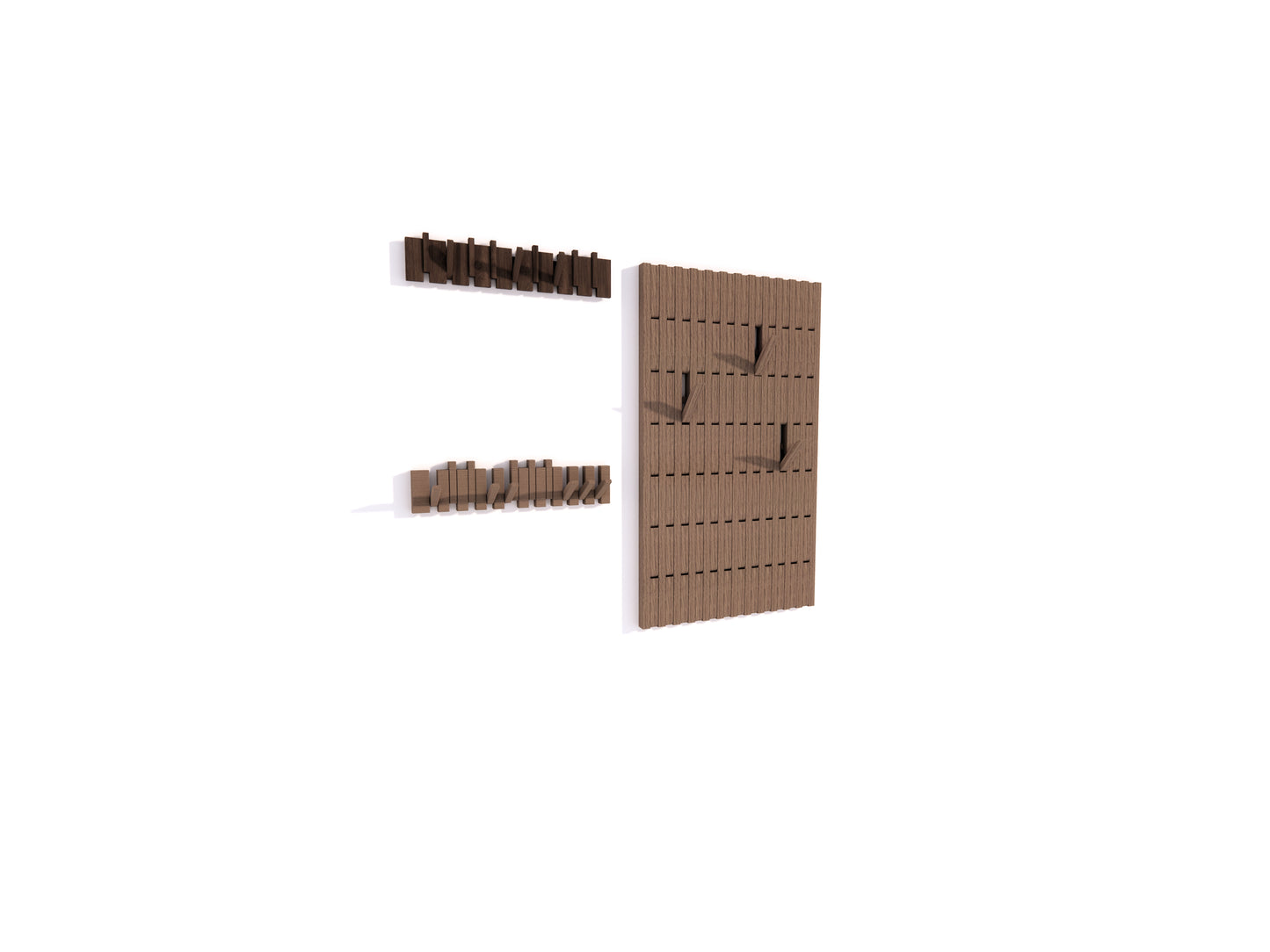 Three-Piece Wall Rack Set
