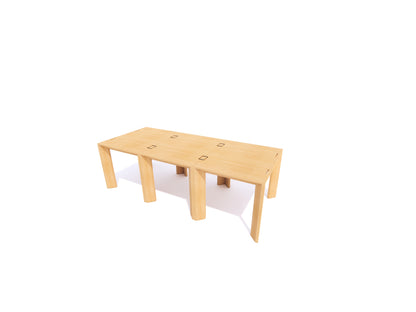 Modular Extendable Dining Table