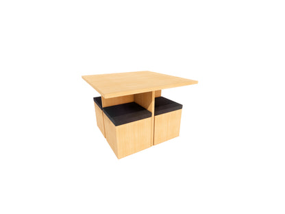 Compact Cross-Leg Dining Table