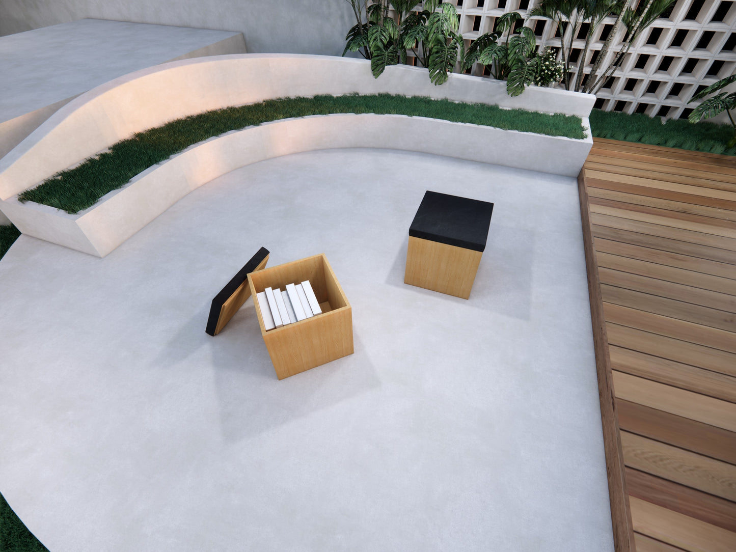 Multi-Use Storage Stool