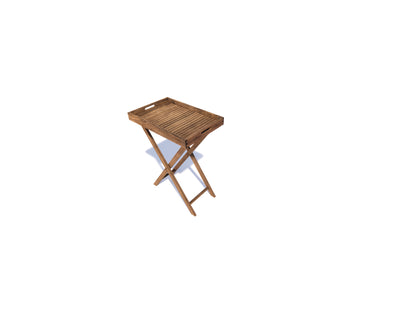 Portable Flanged Folding Table