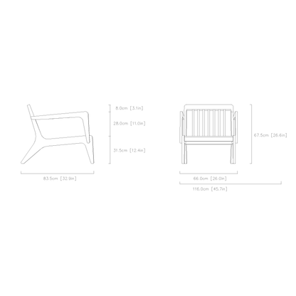 Deep-Seat Lounge Chair